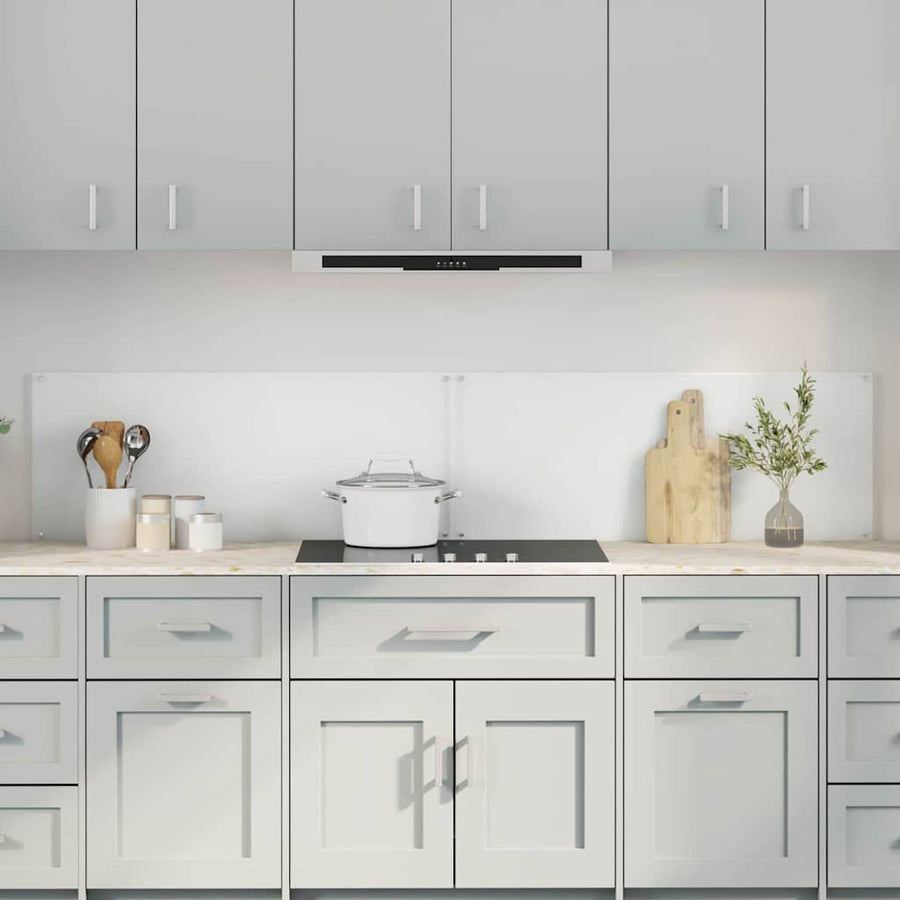 Keuken Achterwand 2 pcs Doorzichtig 100 x 40 cm gehard glas