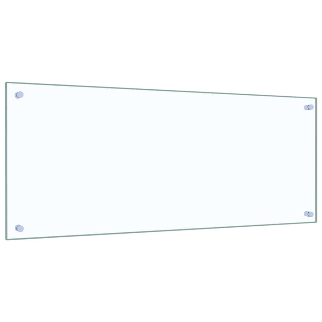 Keuken Achterwand 2 pcs Doorzichtig 100 x 40 cm gehard glas