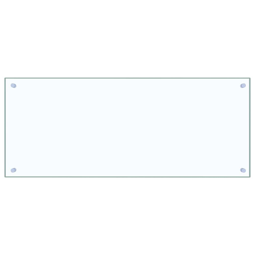 Keuken Achterwand 2 pcs Doorzichtig 100 x 40 cm gehard glas