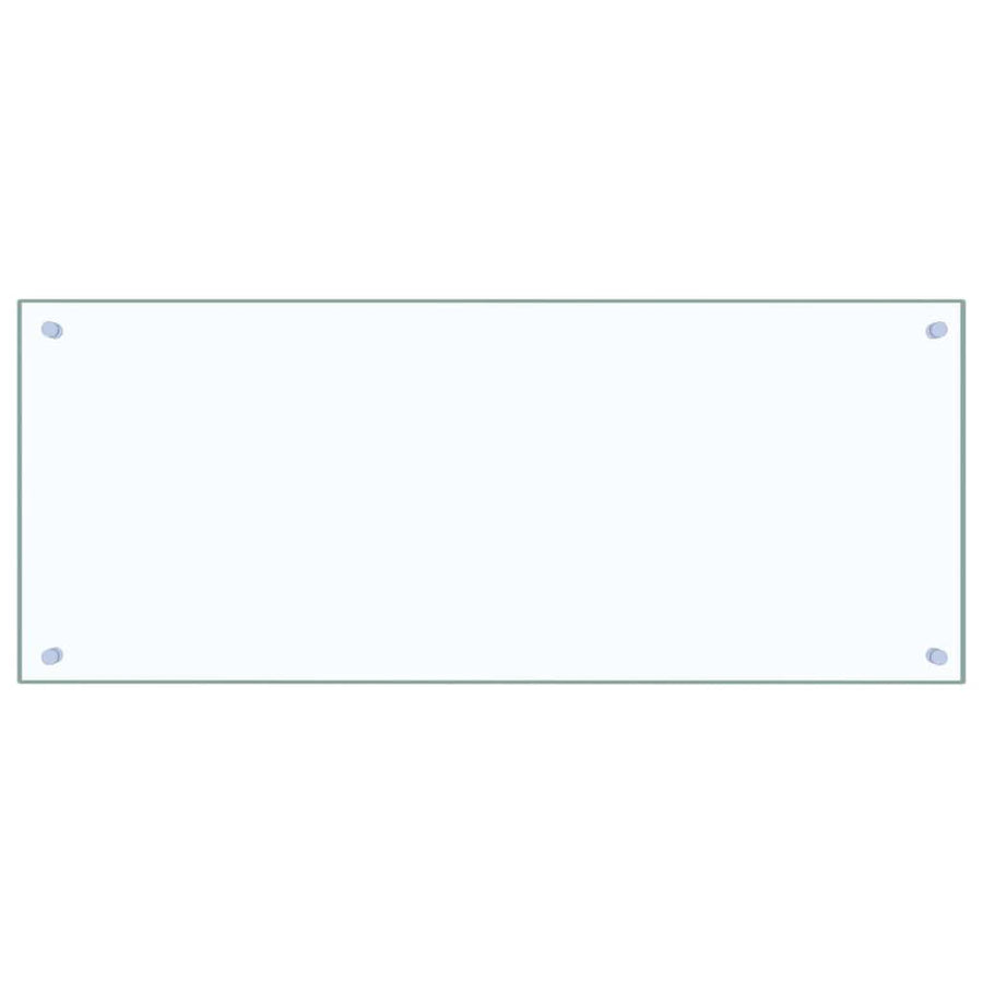 Keuken Achterwand 2 pcs Doorzichtig 100 x 40 cm gehard glas