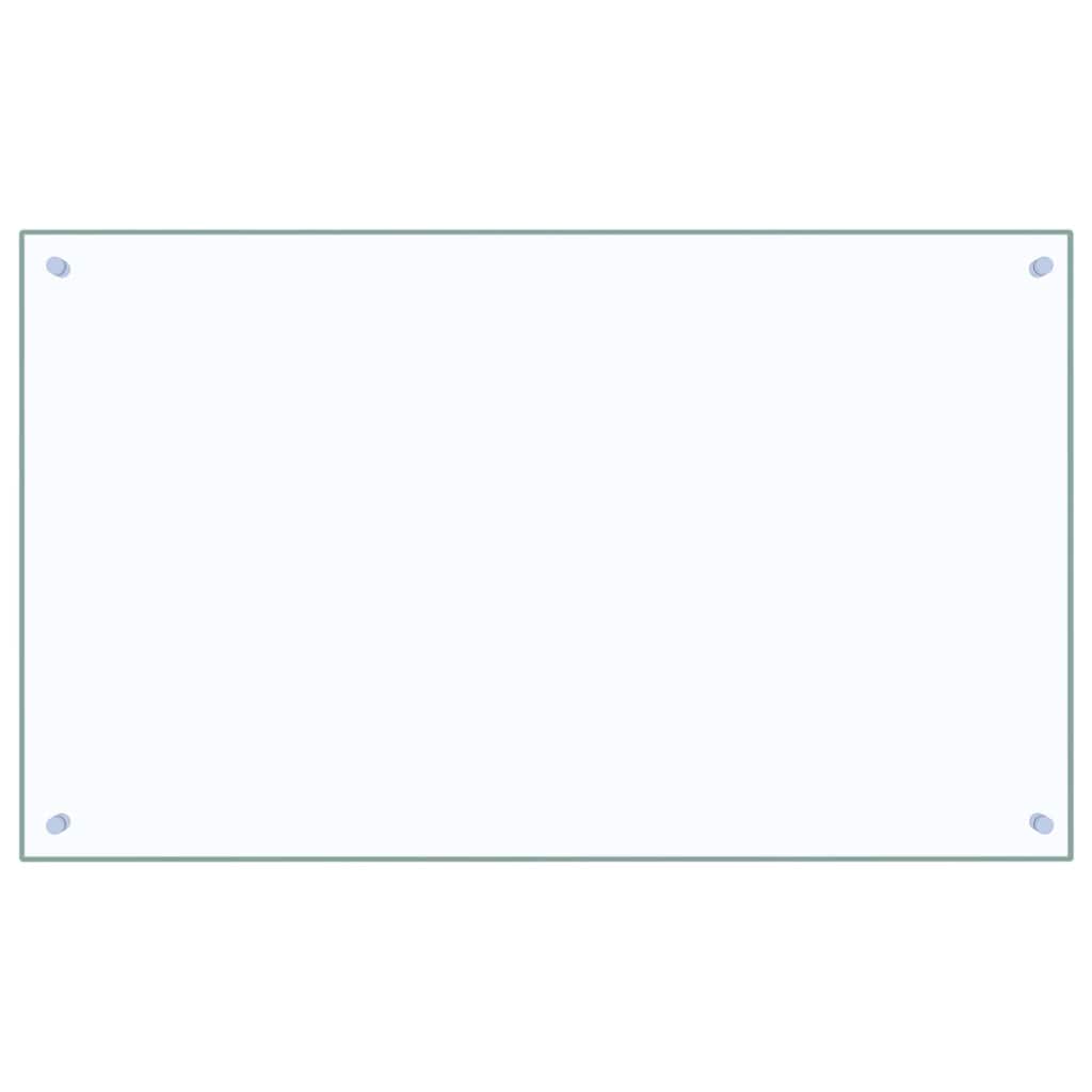 Keuken Achterwand 2 pcs Doorzichtig 100 x 60 cm gehard glas