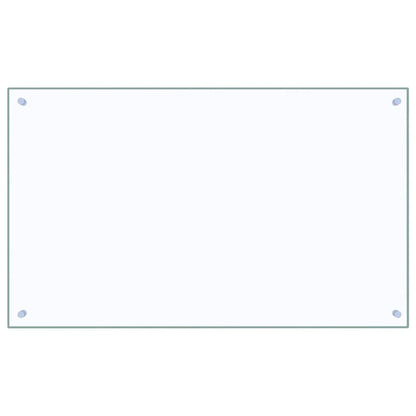 Keuken Achterwand 2 pcs Doorzichtig 100 x 60 cm gehard glas