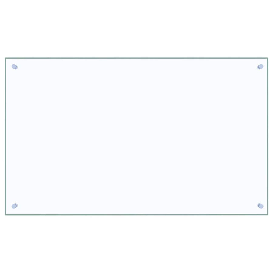 Keuken Achterwand 2 pcs Doorzichtig 100 x 60 cm gehard glas