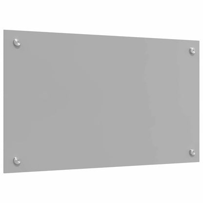 Keuken Achterwand 2 pcs Lichtgrijs 70 x 40 cm gehard glas