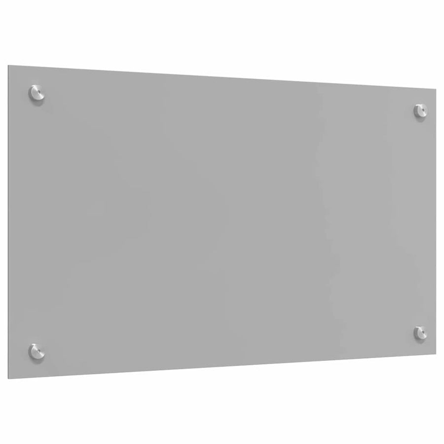 Keuken Achterwand 2 pcs Lichtgrijs 70 x 40 cm gehard glas