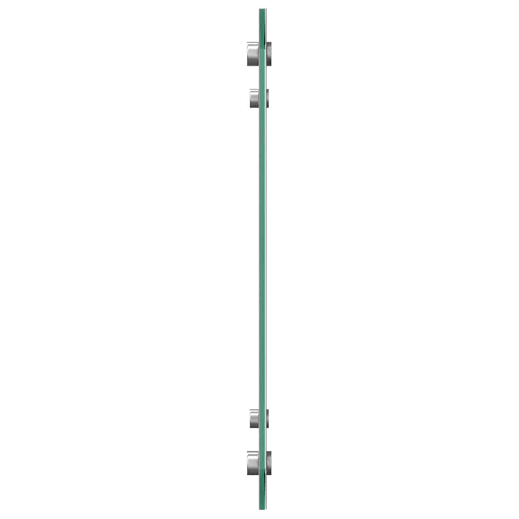 Keuken Achterwand 2 pcs Lichtgrijs 70 x 40 cm gehard glas