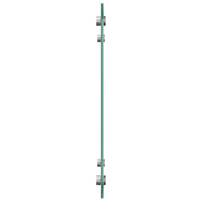 Keuken Achterwand 2 pcs Lichtgrijs 70 x 40 cm gehard glas