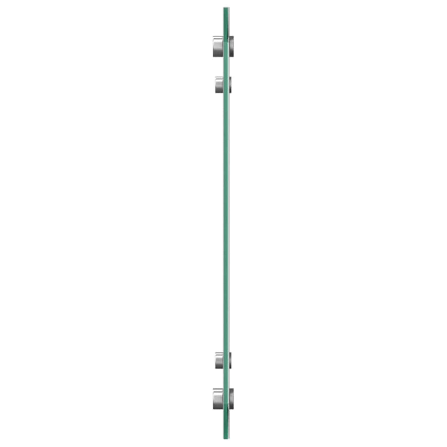 Keuken Achterwand 2 pcs Lichtgrijs 70 x 40 cm gehard glas