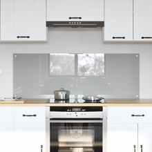 Keuken Achterwand 2 pcs Lichtgrijs 70 x 50 cm gehard glas