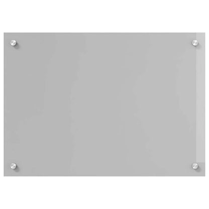 Keuken Achterwand 2 pcs Lichtgrijs 70 x 50 cm gehard glas
