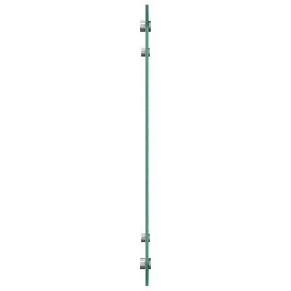 Keuken Achterwand 2 pcs Lichtgrijs 70 x 50 cm gehard glas