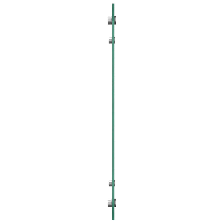 Keuken Achterwand 2 pcs Lichtgrijs 70 x 50 cm gehard glas
