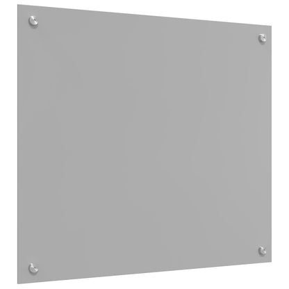 Keukenachterwand 2 pcs Lichtgrijs 70 x 60 cm gehard glas