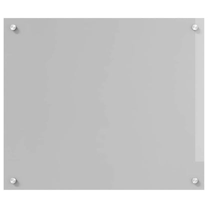Keukenachterwand 2 pcs Lichtgrijs 70 x 60 cm gehard glas