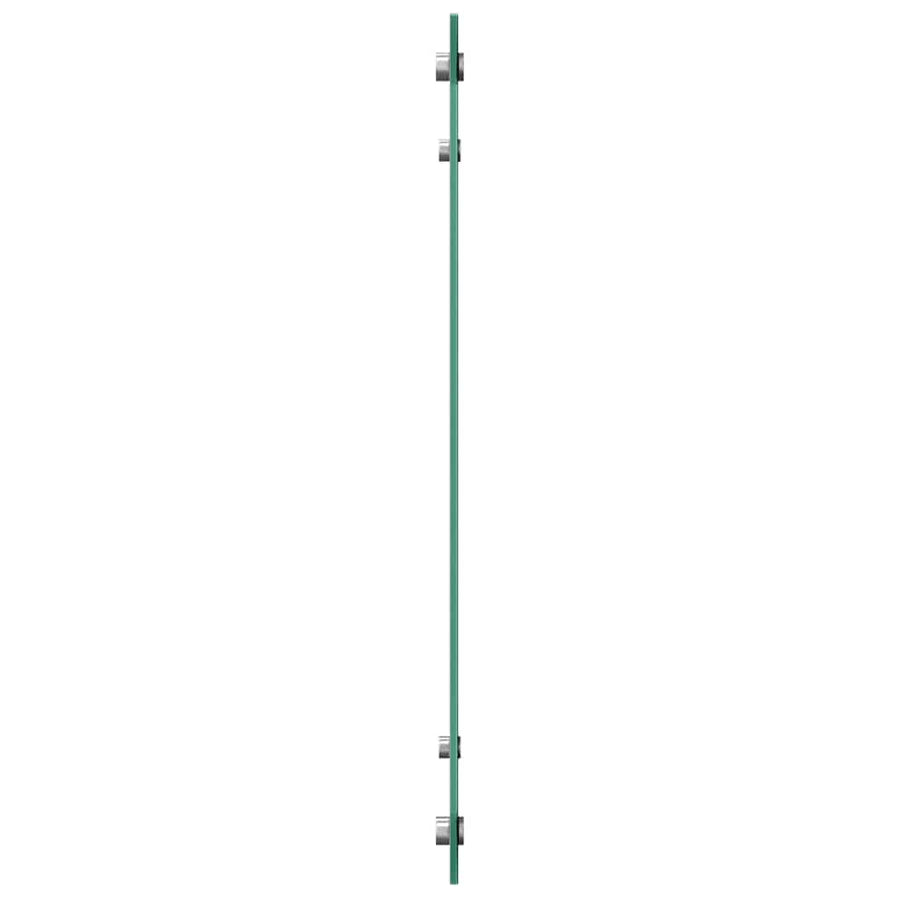 Keukenachterwand 2 pcs Lichtgrijs 70 x 60 cm gehard glas