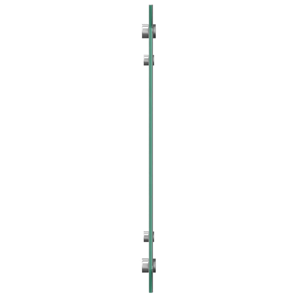 Keuken Achterwand 2 pcs Lichtgrijs 80 x 40 cm gehard glas