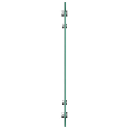 Keuken Achterwand 2 pcs Lichtgrijs 80 x 40 cm gehard glas