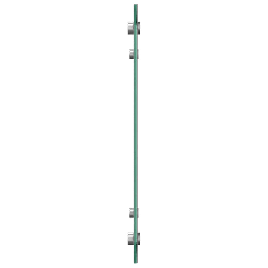 Keuken Achterwand 2 pcs Lichtgrijs 80 x 40 cm gehard glas