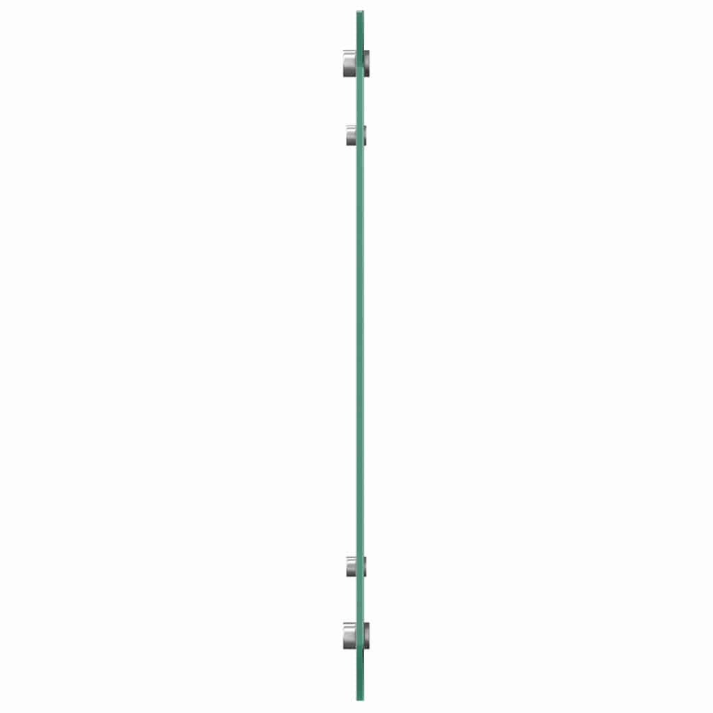 Keuken Achterwand 2 pcs Lichtgrijs 80 x 50 cm gehard glas