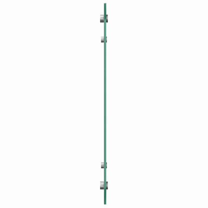 Keuken Achterwand 2 pcs Lichtgrijs 80 x 50 cm gehard glas
