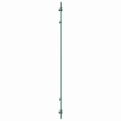 Keuken Achterwand 2 pcs Lichtgrijs 80 x 60 cm gehard glas
