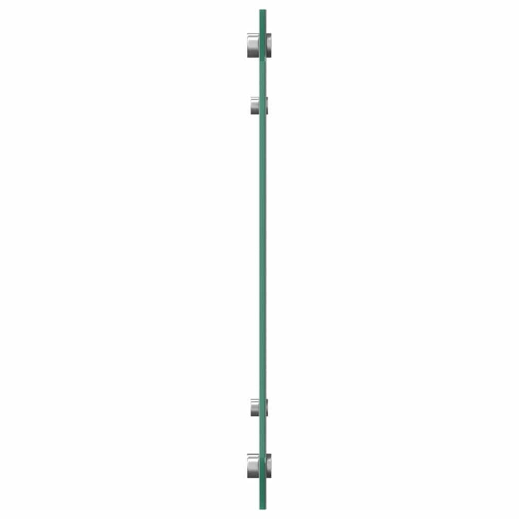 Keuken Achterwand 2 pcs Lichtgrijs 90 x 40 cm gehard glas