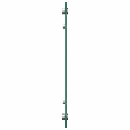 Keuken Achterwand 2 pcs Lichtgrijs 90 x 40 cm gehard glas