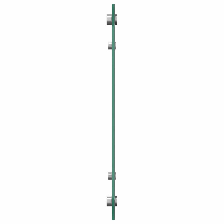 Keuken Achterwand 2 pcs Lichtgrijs 90 x 40 cm gehard glas