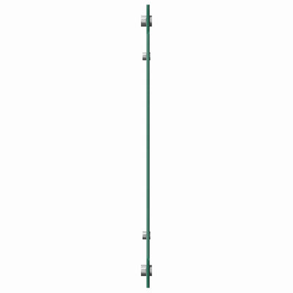 Keuken Achterwand 2 pcs Lichtgrijs 90 x 50 cm gehard glas