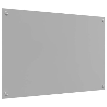 Keukenachterwand 2 pcs Lichtgrijs 90 x 60 cm gehard glas