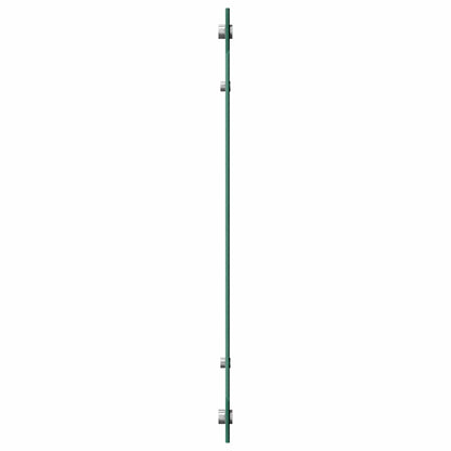 Keukenachterwand 2 pcs Lichtgrijs 90 x 60 cm gehard glas