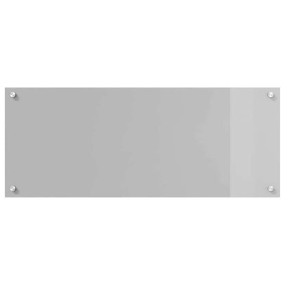 Keuken Achterwand 2 pcs Lichtgrijs 100 x 40 cm gehard glas