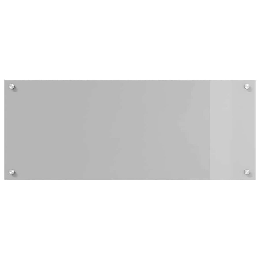 Keuken Achterwand 2 pcs Lichtgrijs 100 x 40 cm gehard glas