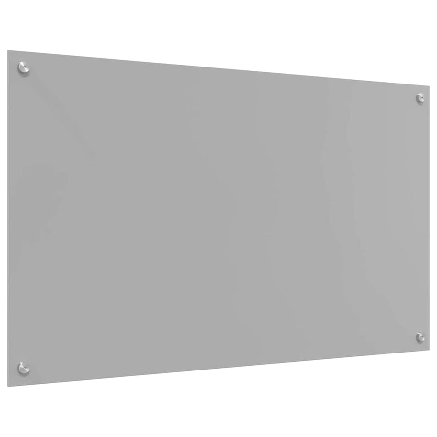 Keuken Spatscherm 2 Pcs 100 X 60 Cm Gehard Glas Lichtgrijs 2