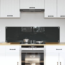 Keukenachterwand 2 pcs Donkergrijs 70 x 40 cm gehard glas