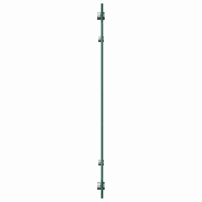 Keukenachterwand 2 pcs Donkergrijs 70 x 50 cm gehard glas