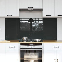 Keukenachterwand 2 pcs Donkergrijs 70 x 60 cm gehard glas
