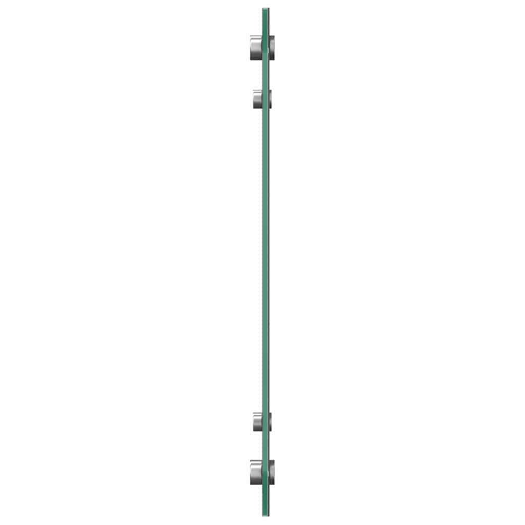 Keuken Achterwand 2 pcs Donkergrijs 80 x 40 cm gehard glas