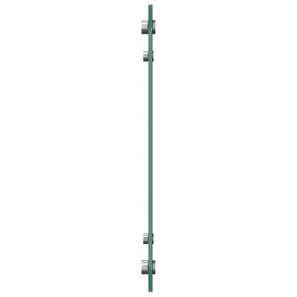 Keuken Achterwand 2 pcs Donkergrijs 80 x 40 cm gehard glas