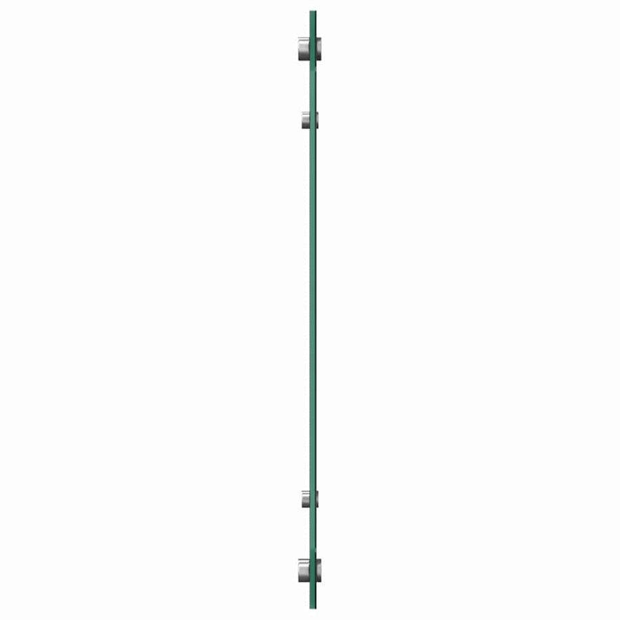 Keuken Achterwand 2 pcs Donkergrijs 80 x 50 cm gehard glas
