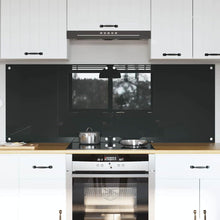 Keukenachterwand 2 pcs Donkergrijs 80 x 60 cm gehard glas