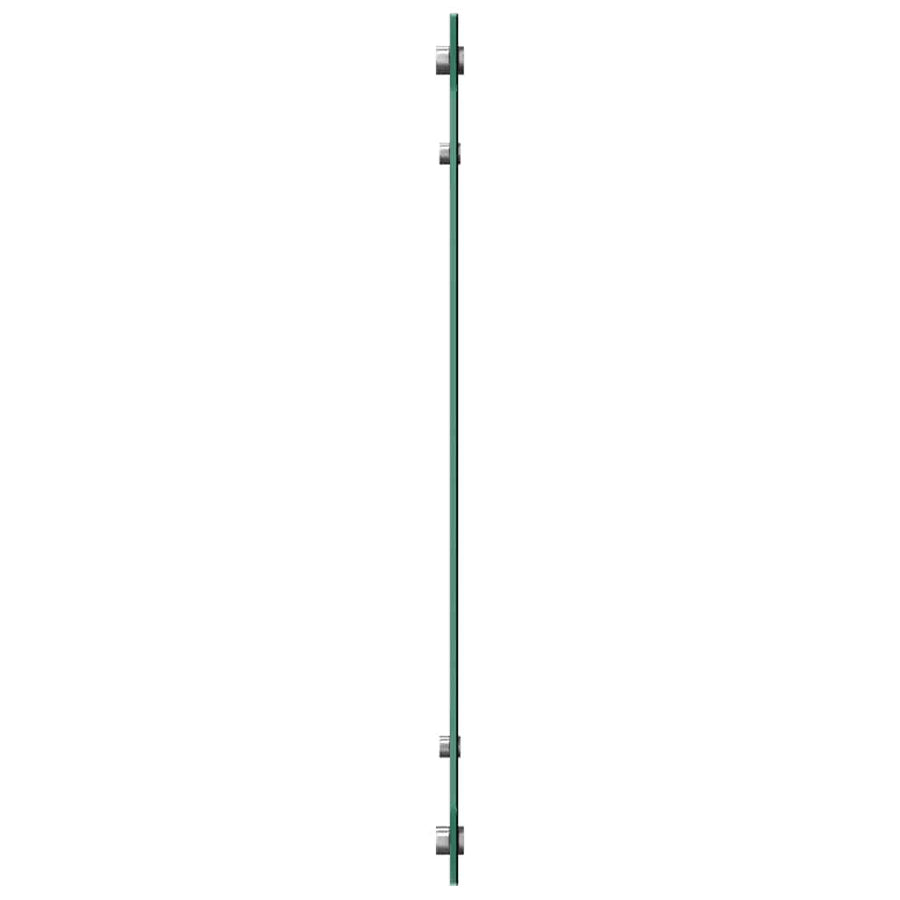 Keukenachterwand 2 pcs Donkergrijs 80 x 60 cm gehard glas