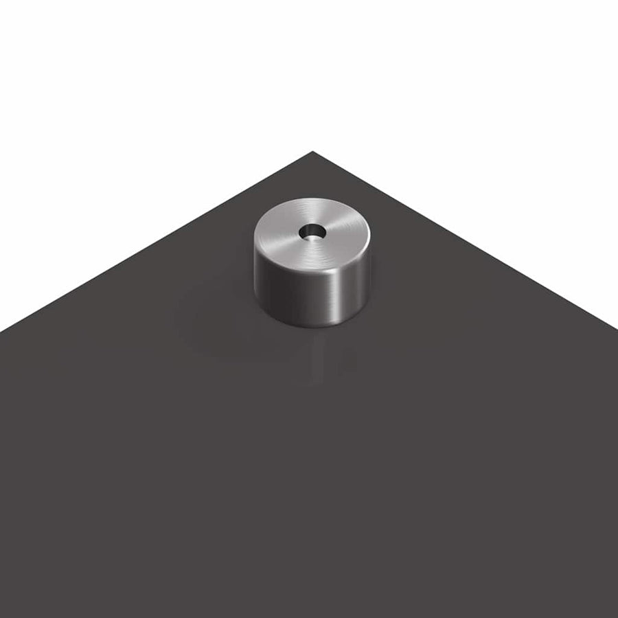 Keuken Achterwand 2 pcs Donkergrijs 90 x 40 cm gehard glas