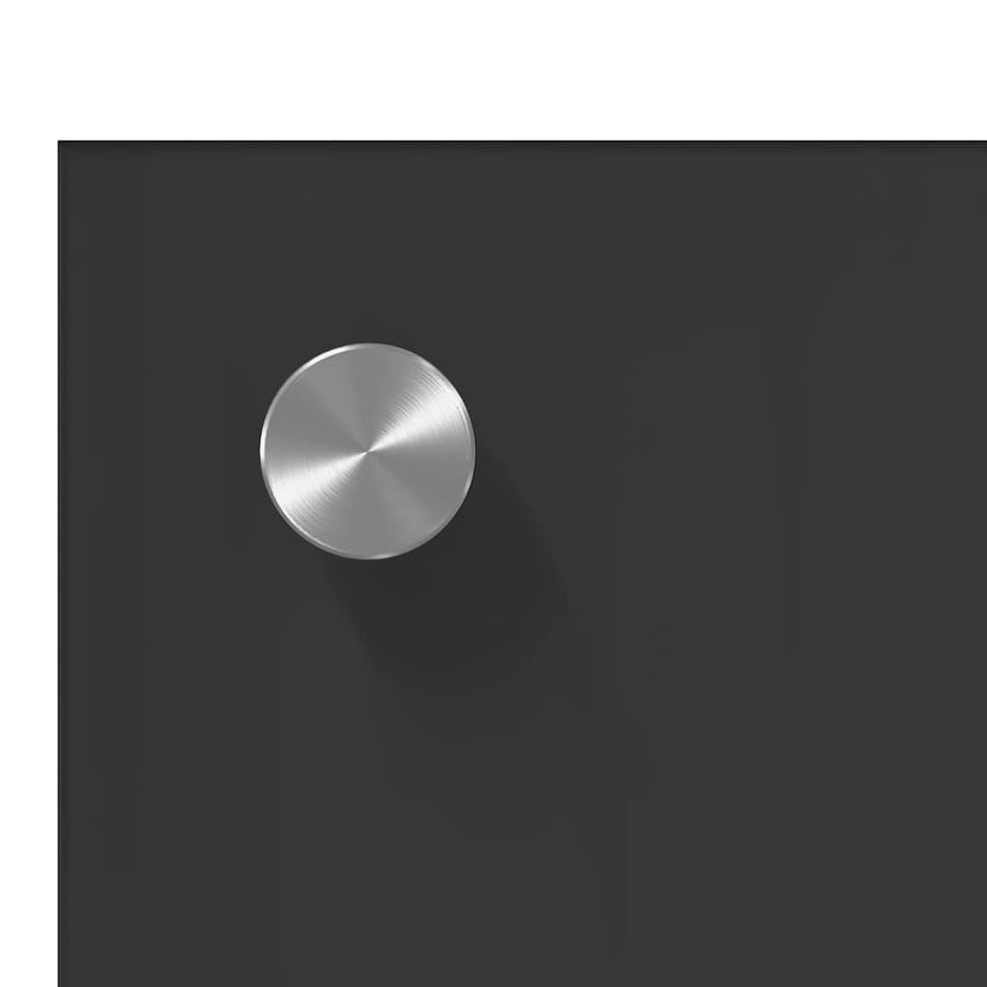 Keuken Achterwand 2 pcs Donkergrijs 90 x 50 cm gehard glas