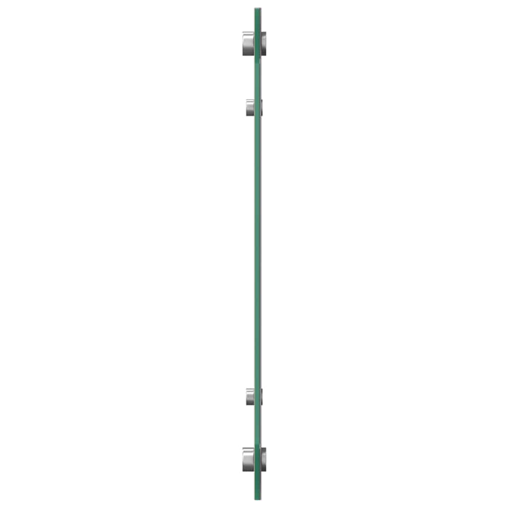 Keuken Achterwand 2 pcs Donkergrijs 90 x 50 cm gehard glas