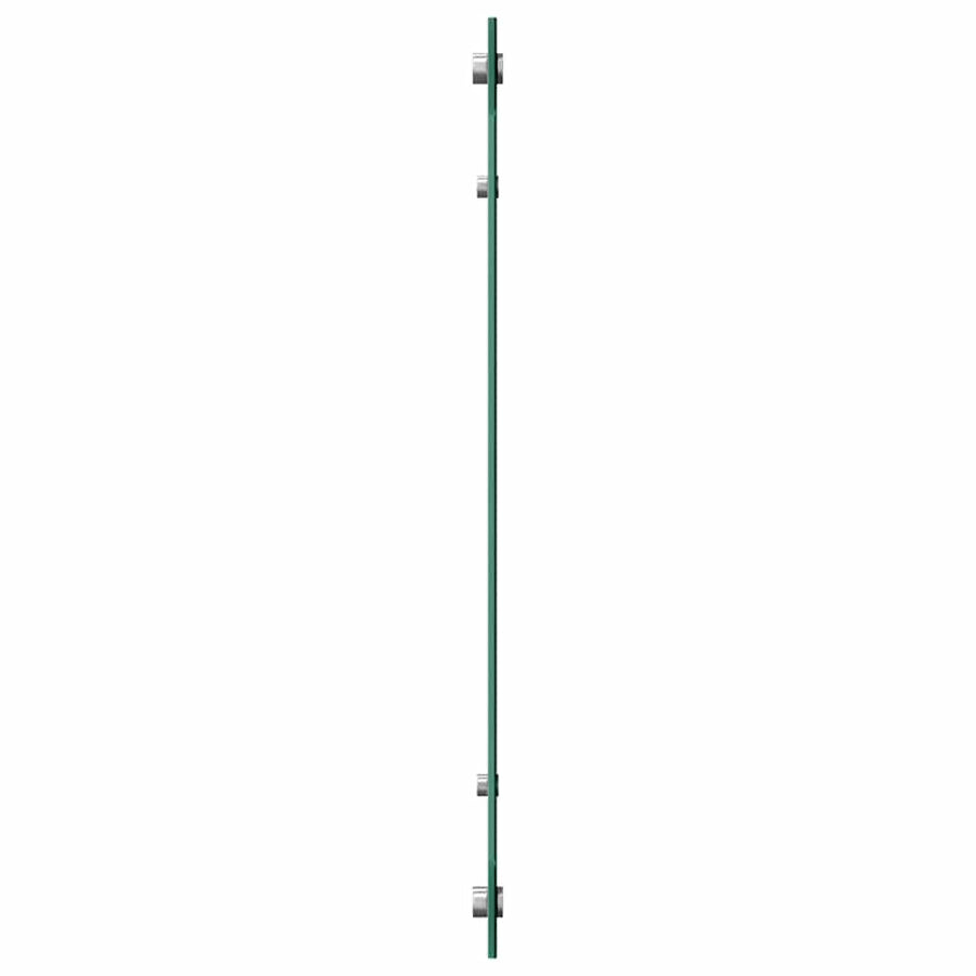 Keuken Achterwand 2 pcs Donkergrijs 90 x 60 cm gehard glas
