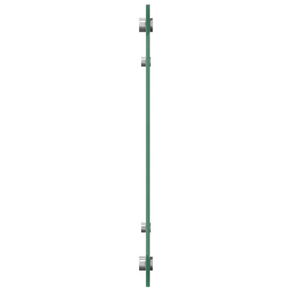 Keuken Achterwand 2 pcs Donkergrijs 100 x 40 cm gehard glas