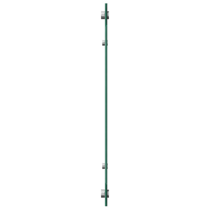 Keuken Achterwand 2 pcs Donkergrijs 100 x 50 cm gehard glas