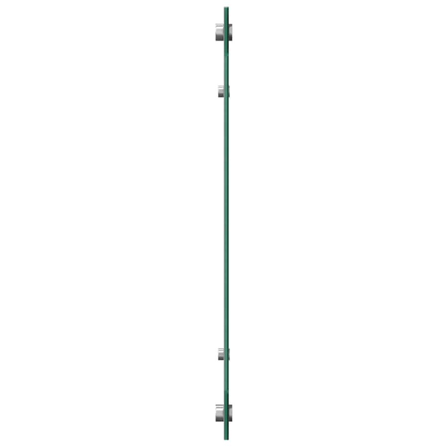Keuken Achterwand 2 pcs Donkergrijs 100 x 50 cm gehard glas