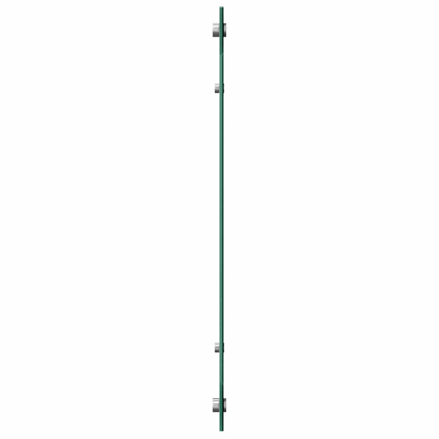 Keuken Achterwand 2 pcs Donkergrijs 100 x 60 cm gehard glas